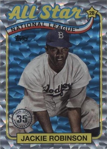 その他 MLB TOPPS Dodgers JACKIE ROBINSON 2024 Topps #89B-54 Jackie Robinson, Dodgers - 1989 Topps