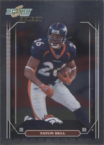 2006 Score Select Tatum Bell #80