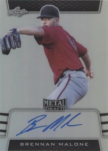2019 Leaf Metal Draft - Brennan Malone #BA-BM1