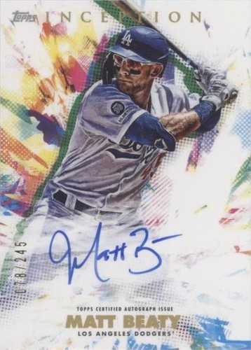 2020 Topps Inception - Matt Beaty #RESA-MBE
