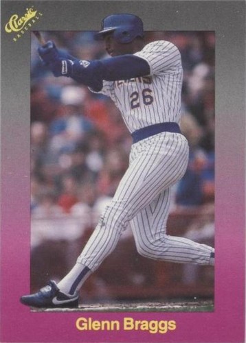 1989 Classic Update Purple Travel Edition - Glenn Braggs #169