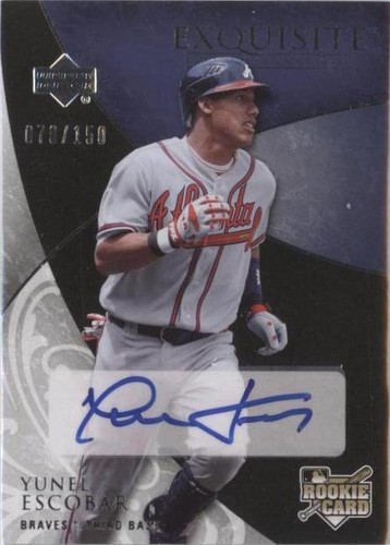 2007 Upper Deck Exquisite Rookie Signatures - Yunel Escobar #194