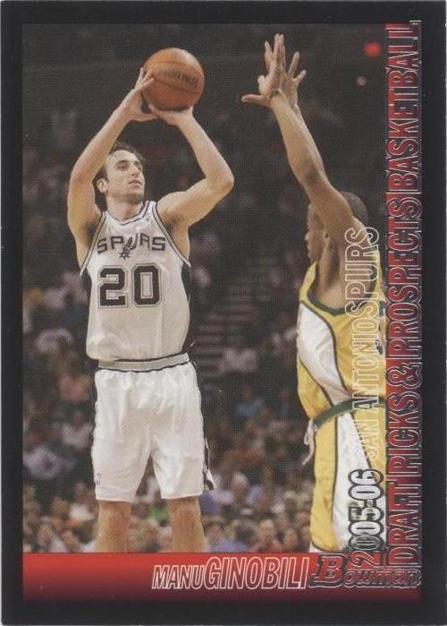 Selecciones y perspectivas del draft de Bowman 2005-06 - Manu Ginóbili #36