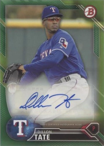 2016 Bowman - Dillon Tate #PA-DT