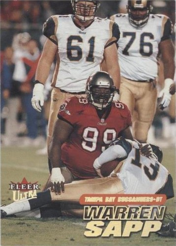 2001 Fleer Ultra Warren Sapp #230