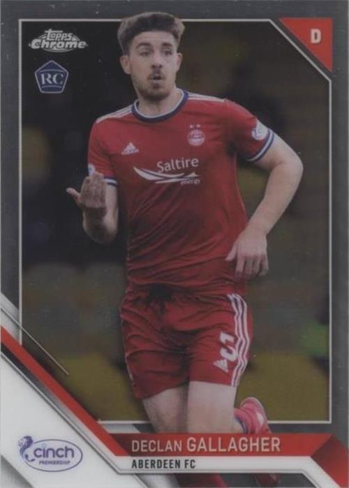 2021-22 Topps Chrome SPFL Scottish Premier League Declan Gallagher #133