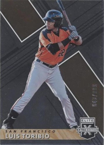 2019 Panini Elite Extra Edition - Luis Toribio #179