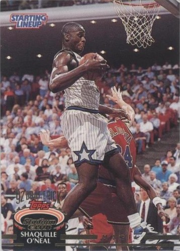 1992-93 Topps Kenner Starting Lineup - Shaquille O'Neal #18SL
