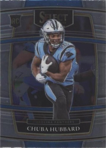 2021 Panini Select Chuba Hubbard #76