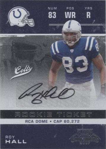 2007 Playoff Contenders Roy Hall #214