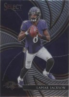 2019 Panini Select Lamar Jackson #17