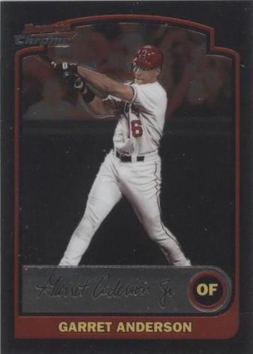 2003 Bowman Chrome - Garret Anderson #1
