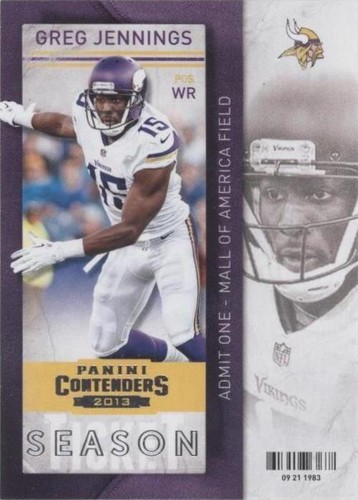 2013 Panini Contenders Greg Jennings #99
