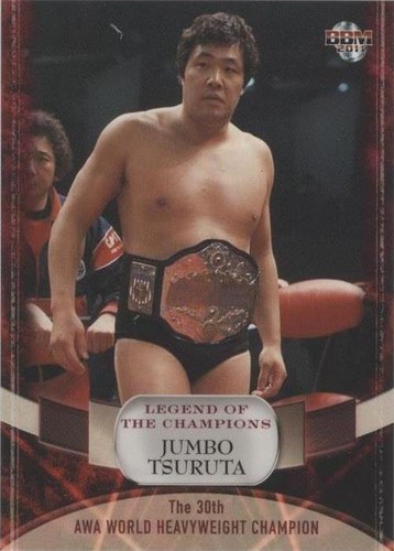 スポーツ Grand Champions EMPIRE Jumbo Tsuruta & Yoshiaki Yatsu 2011 BBM Legend of the