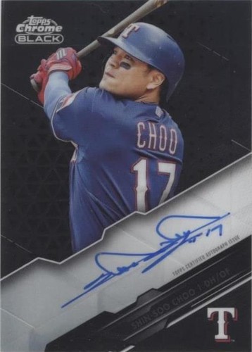 2020 Topps Chrome Black - Shin-Soo Choo #CBA-SC