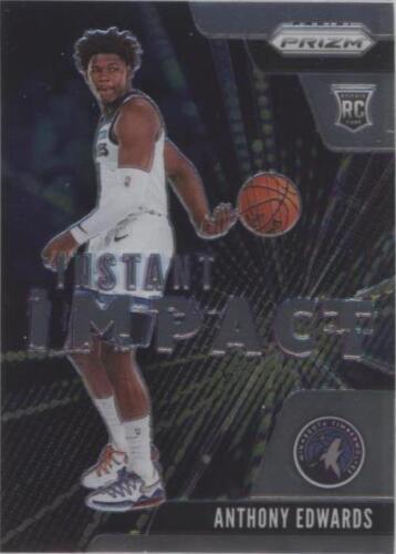 Anthony Edwards 2020-21 Panini Prizm #258 PSA 10 GEM Rookie Anthony Edwards 2020-21 Panini Prizm #258 PSA 10 GEM Rookie