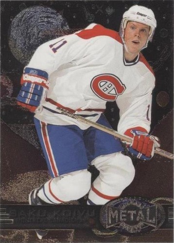 1996-97 Fleer Metal Universe - Saku Koivu #80