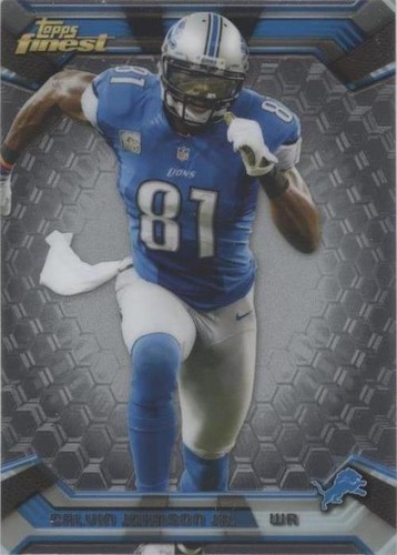 2013 Topps Finest Calvin Johnson #80