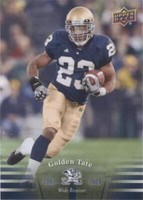 2013 Upper Deck University of Notre Dame Golden Tate #81