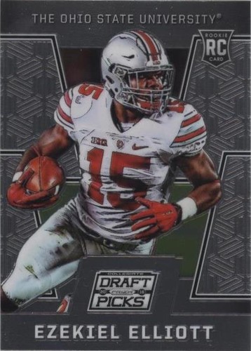 2016 Panini Prizm Collegiate Draft Picks Ezekiel Elliott #105
