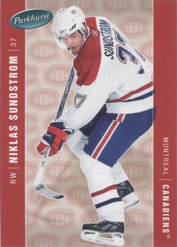 2005-06 Parkhurst - Niklas Sundstrom #265