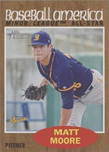 2011 Topps Heritage Minor League Edition - Matt Moore #248