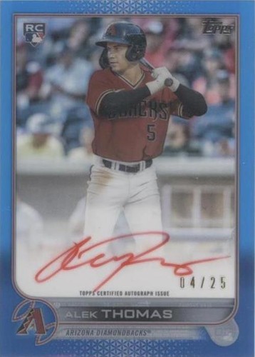 2022 Topps Clearly Authentic Autographs - Alek Thomas #CAA-AT