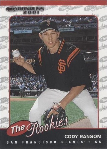 2001 Donruss The Rookies - Cody Ransom #R92