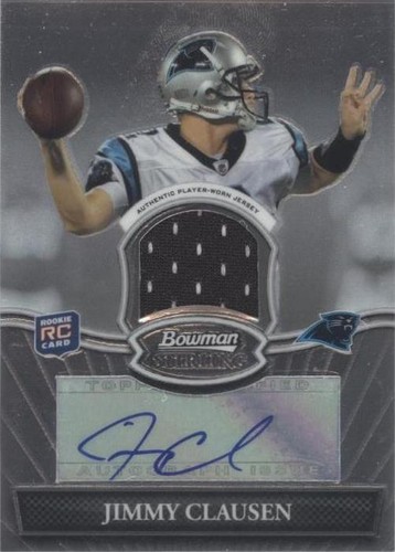 2010 Bowman Sterling Jimmy Clausen #BSAR-JC
