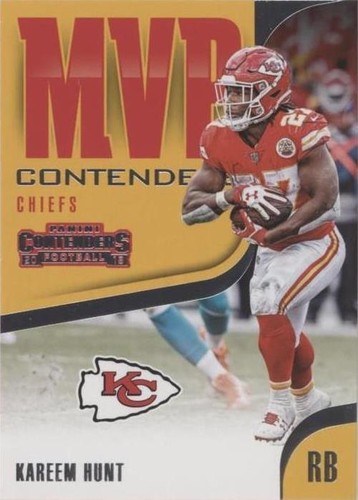 2018 Panini Contenders Kareem Hunt #MVP-15