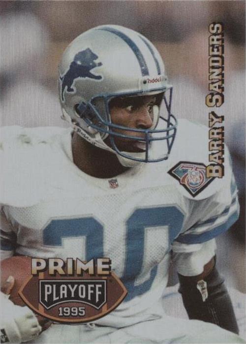 Playoff Prime 1995 Barry Sanders #20
