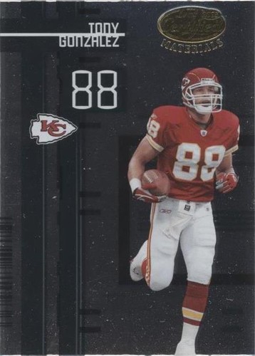 2005 Leaf Certified Materials Tony Gonzalez #60