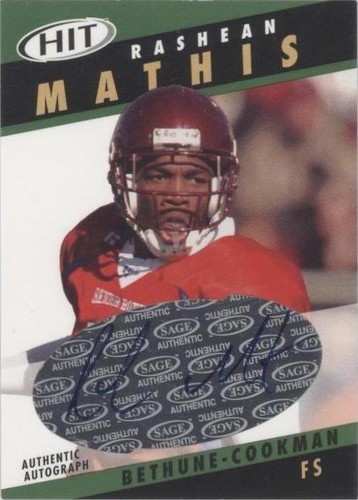 2003 SAGE Hit Rashean Mathis #A36