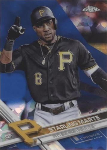 2017 Topps Chrome Sapphire Edition - Starling Marte #58