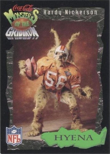 1994 Classic Pro Line Live Coca-Cola Monsters of the Gridiron Hardy Nickerson #29