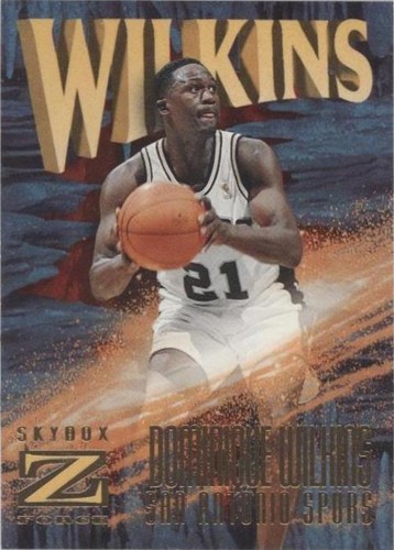 1996-97 SkyBox Z-Force Z-Cling #82 Hersey Hawkins Seattle