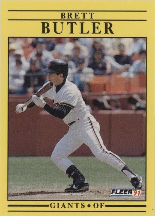Fleer 1991 - Brett Butler #257