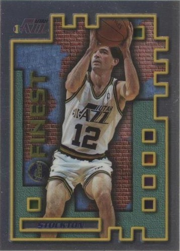 1995-96 Topps Finest - John Stockton #M 29