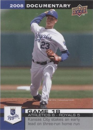 2008 Upper Deck Documentary - Zack Greinke #438