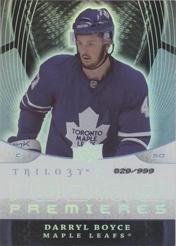 2008-09 Upper Deck Trilogy - Darryl Boyce #105