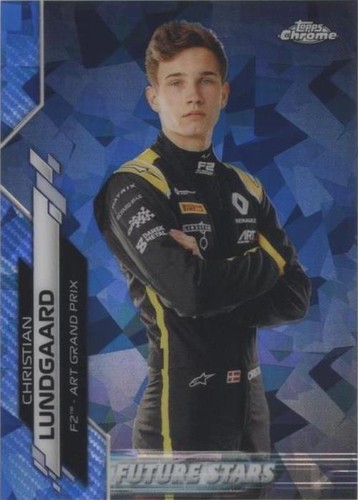 2020 Topps Chrome Sapphire Edition Formula 1 - Christian Lundgaard #46