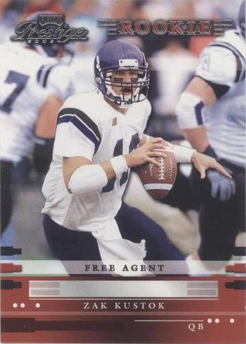2002 Playoff Prestige Zak Kustok #208