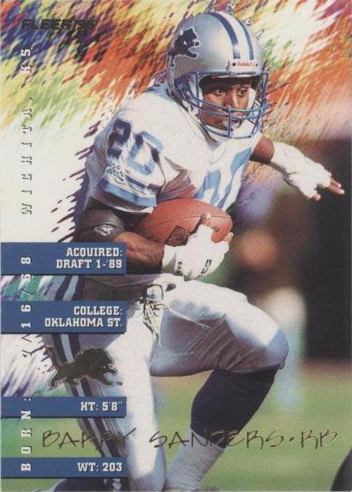 1995 Fleer Barry Sanders #129