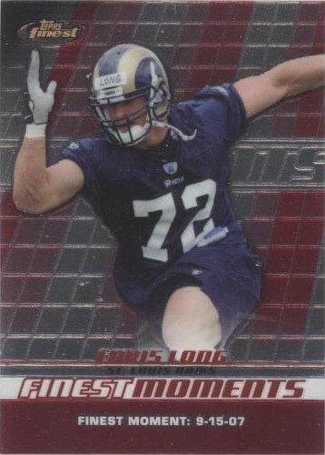 2008 Topps Finest Chris Long #FM-CL