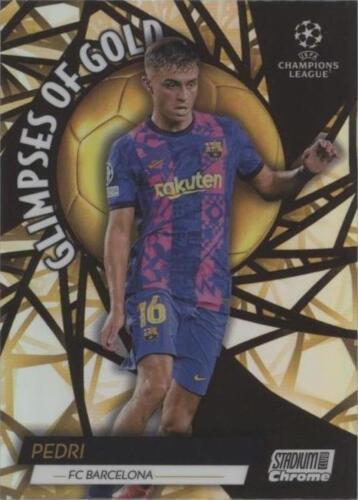 2021-22 Pedri Signed Topps UCL Finest #36 RC Rookie Auto BAS 2021-22 Pedri Signed Topps UCL Finest #36 RC Rookie Auto BAS
