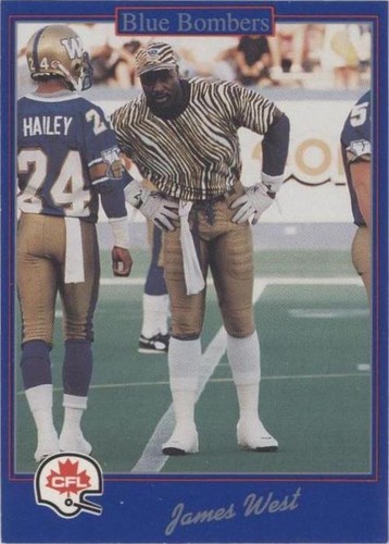 1991 Jogo CFL James West #142