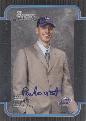 2003-04 Bowman Rookies & Stars - Sasha Pavlovic #156