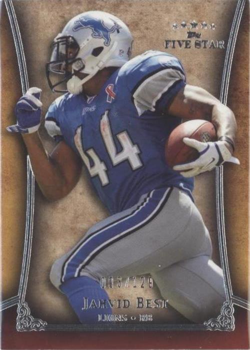 2011 Topps Five Star Jahvid Best #114