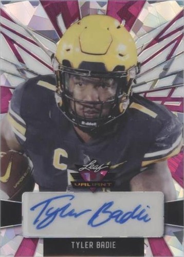 2022 Leaf Valiant Tyler Badie #PA-TB1