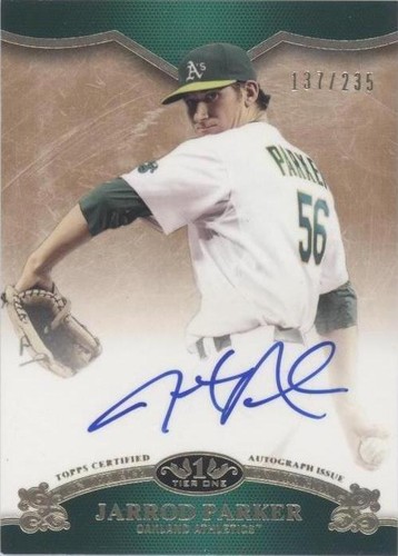 2012 Topps Tier One - Jarrod Parker #OR-JP